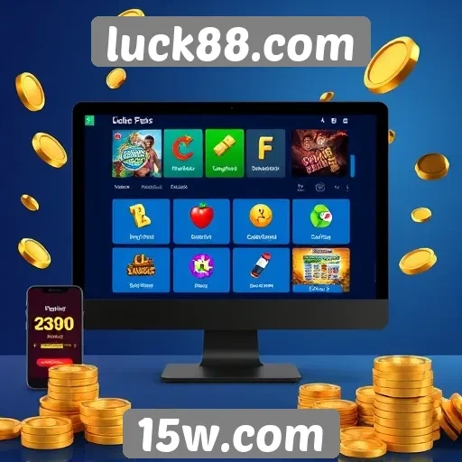 Facilidade de uso da interface do luck88.com